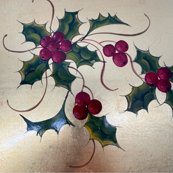 Vintage Otagiri OMC Gold Leaf - Hand Painted Tip Tray - Picture 2 of 6